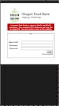 Mobile Screenshot of orders.oregonfoodbank.org
